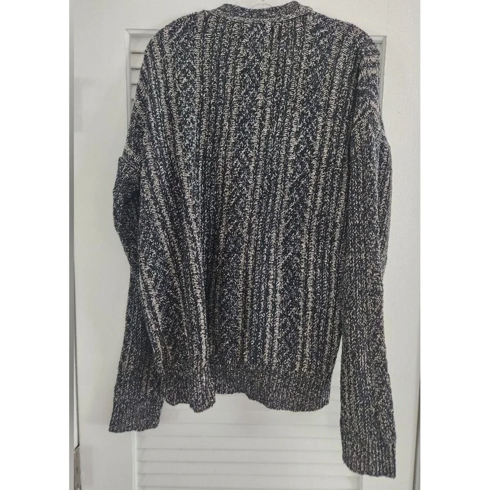 VTG Lord & Taylor Kensington Silk Cotton VNeck Cardigan Mr. Rogers L Grandpa Dad
